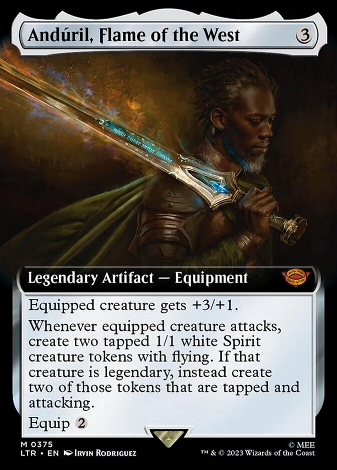 Anduril, Flame of the West (Extended Art) [The Lord of the Rings: Tales of Middle-Earth] - Magic: The Gathering - Card Brawlers | Quebec | Canada |