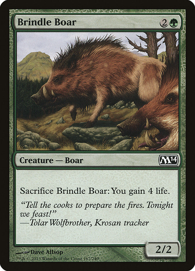 Brindle Boar [Magic 2014] - Magic: The Gathering - Card Brawlers | Quebec | Canada |