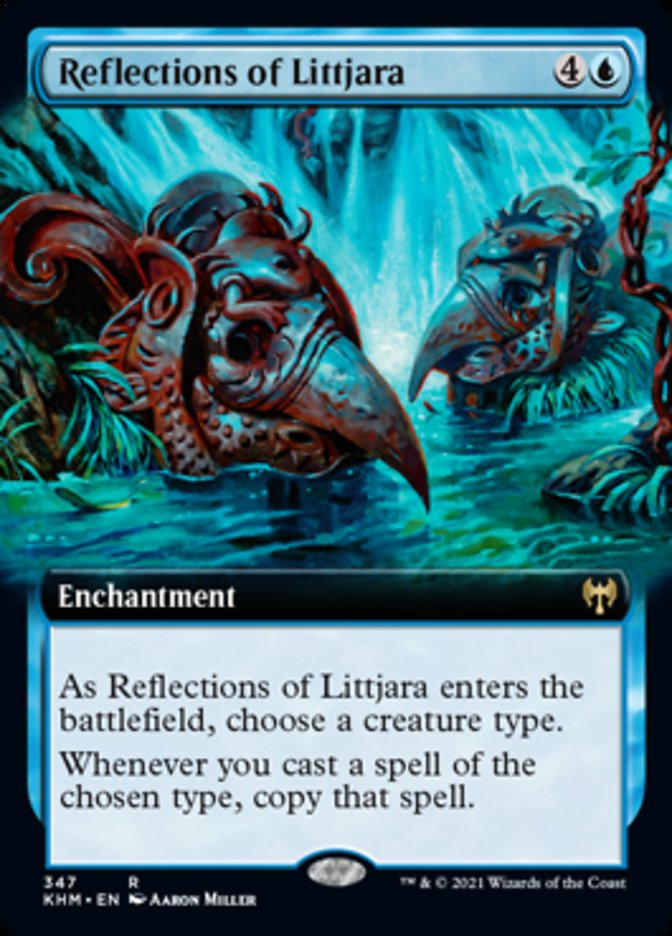Reflections of Littjara (Extended Art) [Kaldheim] - Magic: The Gathering - Card Brawlers | Quebec | Canada |