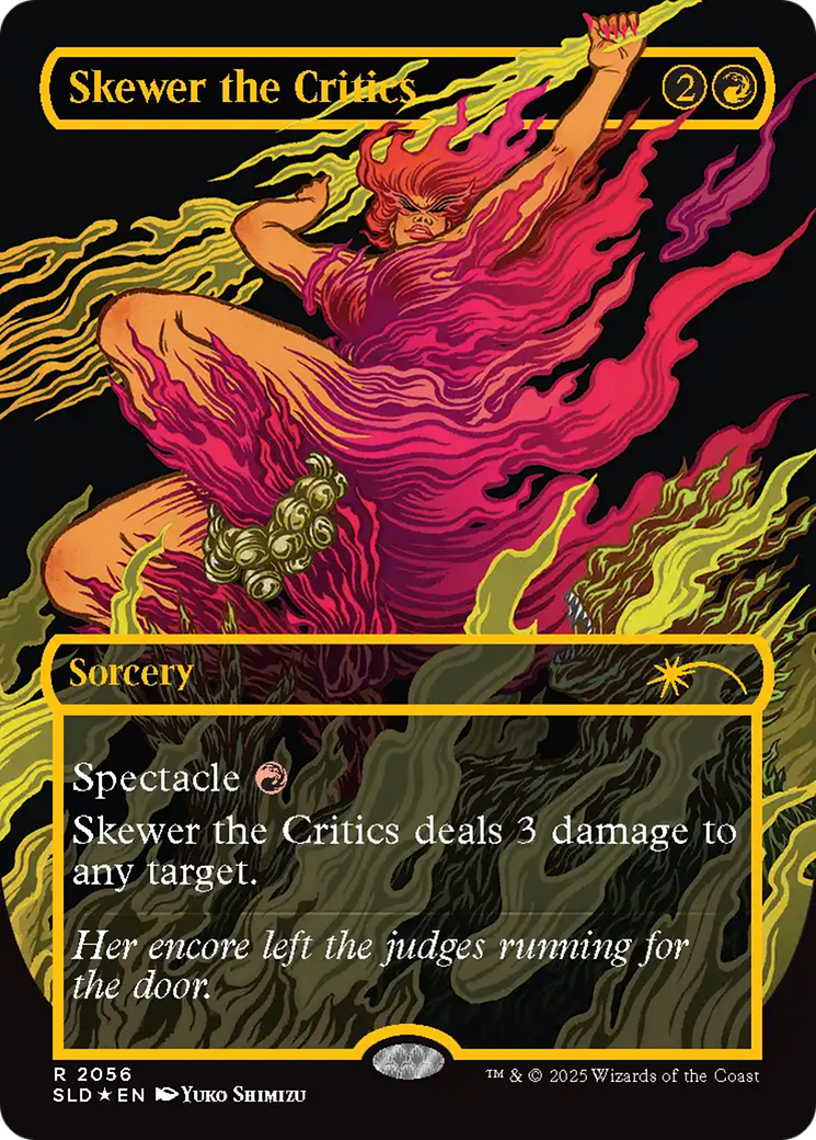 Skewer the Critics (2056) (Raised Foil) [Secret Lair Drop Series] - Magic: The Gathering - Card Brawlers | Quebec | Canada |
