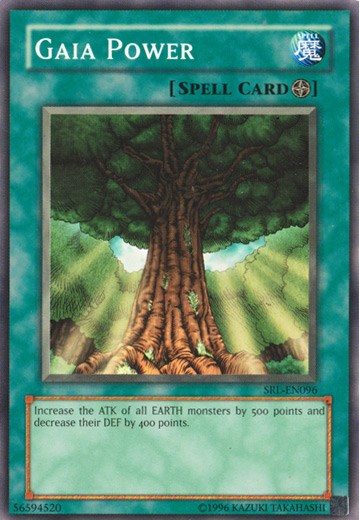 Gaia Power [SRL-EN096] Short Print - Yu-Gi-Oh! - Card Brawlers | Quebec | Canada |