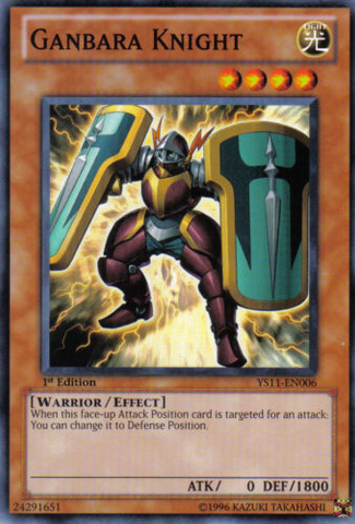 Ganbara Knight [YS11-EN006] Common - Yu-Gi-Oh! - Card Brawlers | Quebec | Canada |