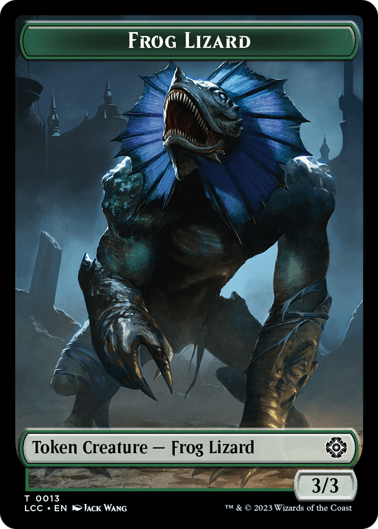 Frog Lizard // Merfolk (0003) Double-Sided Token [The Lost Caverns of Ixalan Commander Tokens] - Magic: The Gathering - Card Brawlers | Quebec | Canada |