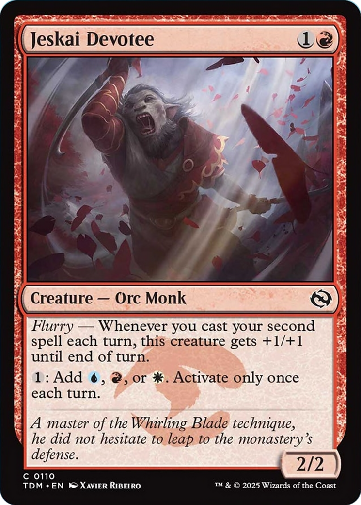 Jeskai Devotee [Tarkir: Dragonstorm] - Magic: The Gathering - Card Brawlers | Quebec | Canada |