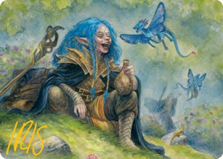 Feywild Trickster Art Card (Gold-Stamped Signature) [Dungeons & Dragons: Adventures in the Forgotten Realms Art Series] - Magic: The Gathering - Card Brawlers | Quebec | Canada |