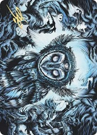 Vega, the Watcher Art Card (Gold-Stamped Signature) [Kaldheim Art Series] - Magic: The Gathering - Card Brawlers | Quebec | Canada |