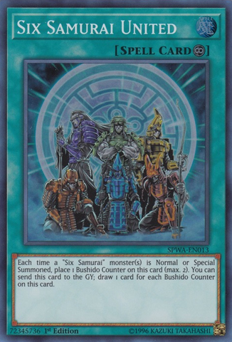 Six Samurai United [SPWA-EN013] Super Rare - Yu-Gi-Oh! - Card Brawlers | Quebec | Canada |