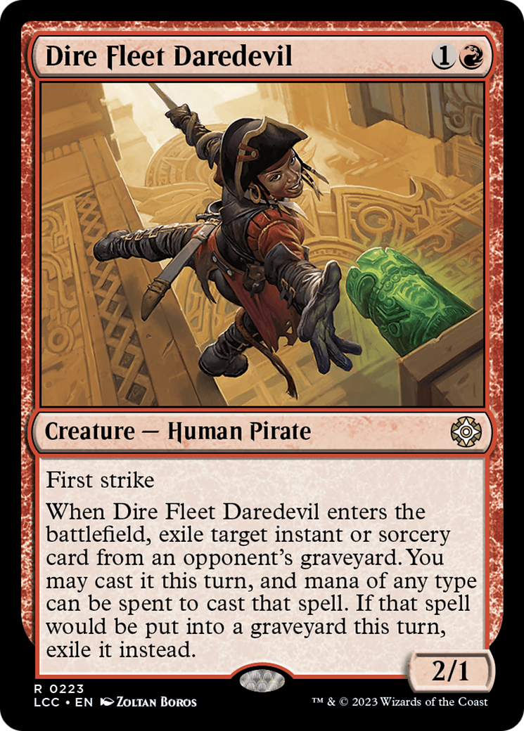 Dire Fleet Daredevil [The Lost Caverns of Ixalan Commander] - Magic: The Gathering - Card Brawlers | Quebec | Canada |