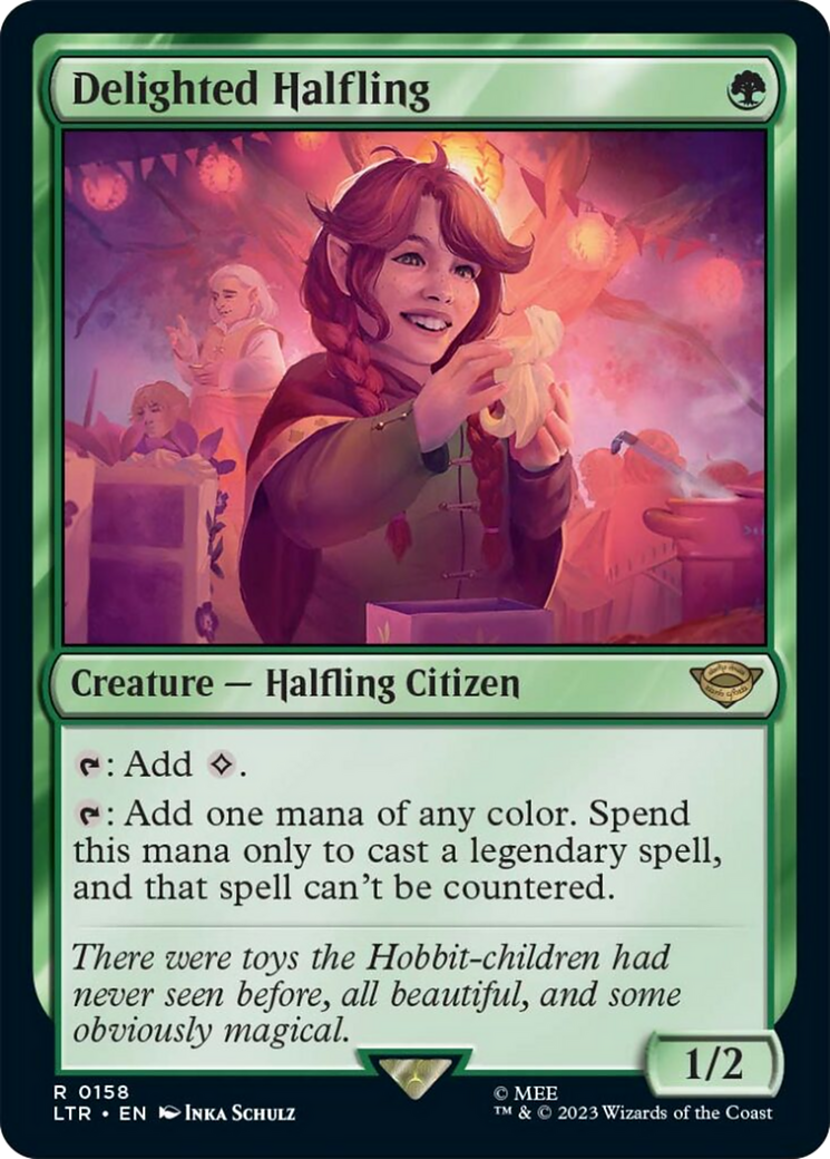 Delighted Halfling [The Lord of the Rings: Tales of Middle-Earth] - Magic: The Gathering - Card Brawlers | Quebec | Canada |