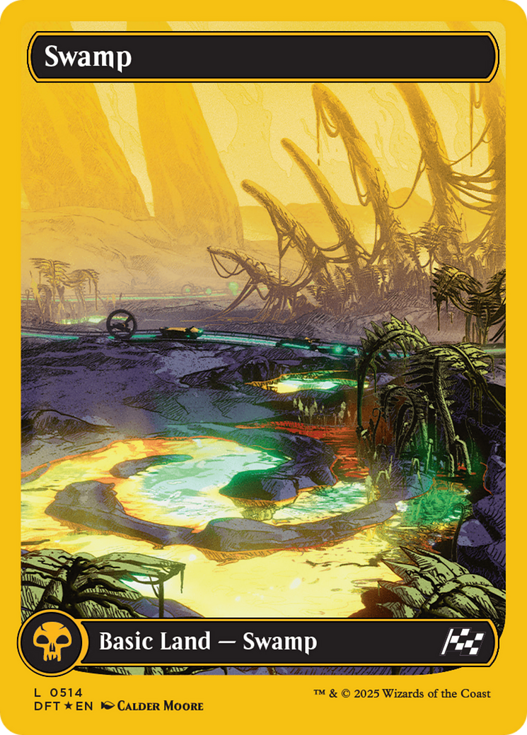 Swamp (0514) (First-Place Foil) [Aetherdrift] - Magic: The Gathering - Card Brawlers | Quebec | Canada |