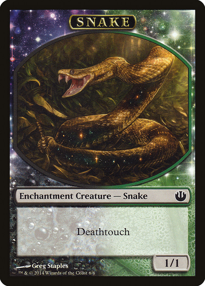 Snake Token [Journey into Nyx Tokens] - Magic: The Gathering - Card Brawlers | Quebec | Canada |