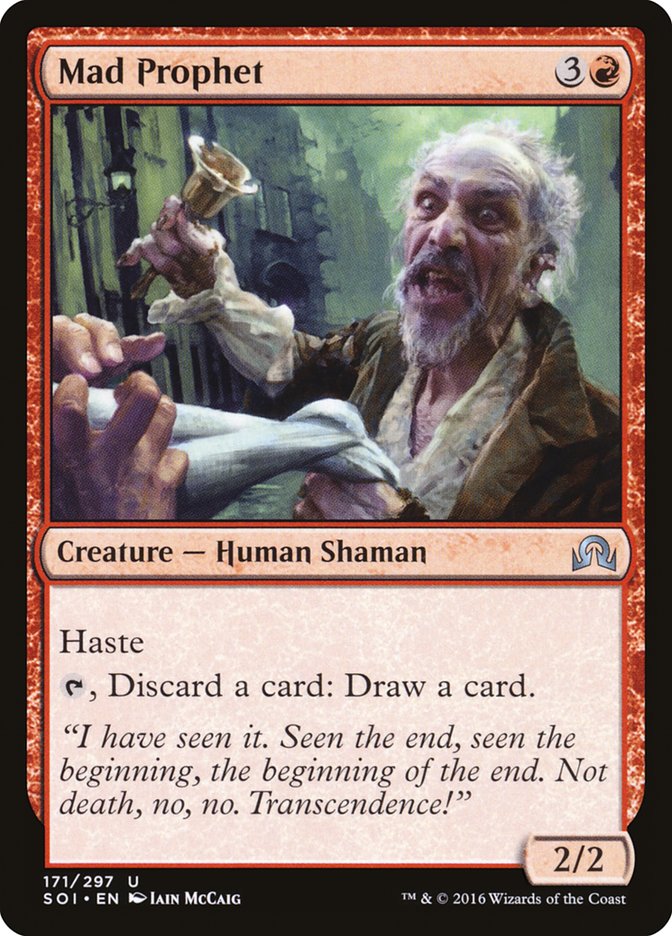 Mad Prophet [Shadows over Innistrad] - Magic: The Gathering - Card Brawlers | Quebec | Canada |