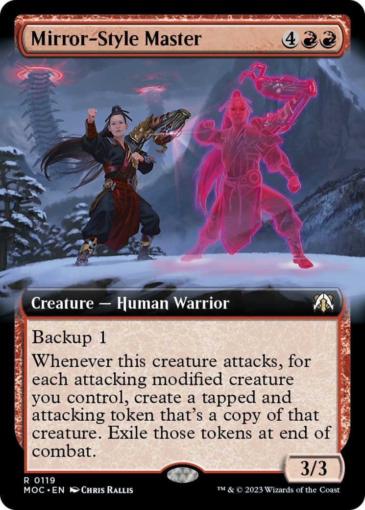 Mirror-Style Master (Extended Art) [March of the Machine Commander] - Magic: The Gathering - Card Brawlers | Quebec | Canada |