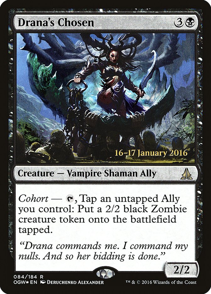 Drana's Chosen [Oath of the Gatewatch Prerelease Promos] - Magic: The Gathering - Card Brawlers | Quebec | Canada |