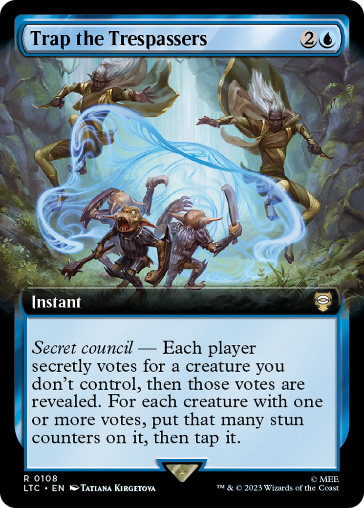 Trap the Trespassers (Extended Art) [The Lord of the Rings: Tales of Middle-Earth Commander] - Magic: The Gathering - Card Brawlers | Quebec | Canada |
