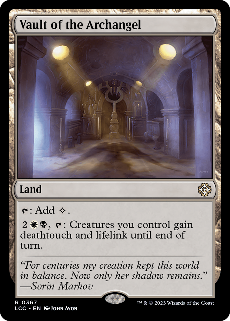 Vault of the Archangel [The Lost Caverns of Ixalan Commander] - Magic: The Gathering - Card Brawlers | Quebec | Canada |
