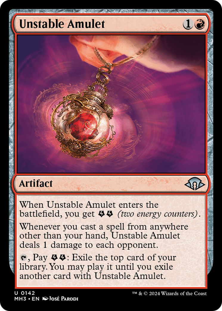 Unstable Amulet [Modern Horizons 3] - Magic: The Gathering - Card Brawlers | Quebec | Canada |