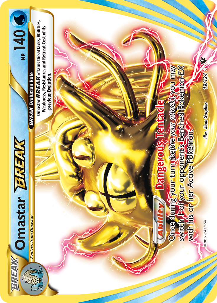 Omastar BREAK (19/124) [XY: Fates Collide] - Pokémon - Card Brawlers | Quebec | Canada |