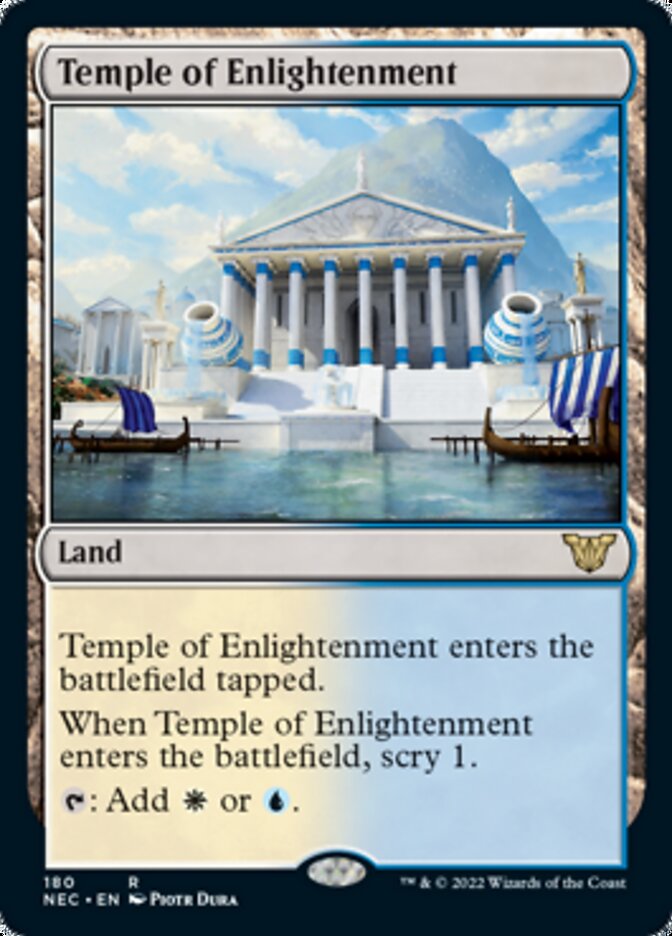 Temple of Enlightenment [Kamigawa: Neon Dynasty Commander] - Magic: The Gathering - Card Brawlers | Quebec | Canada |