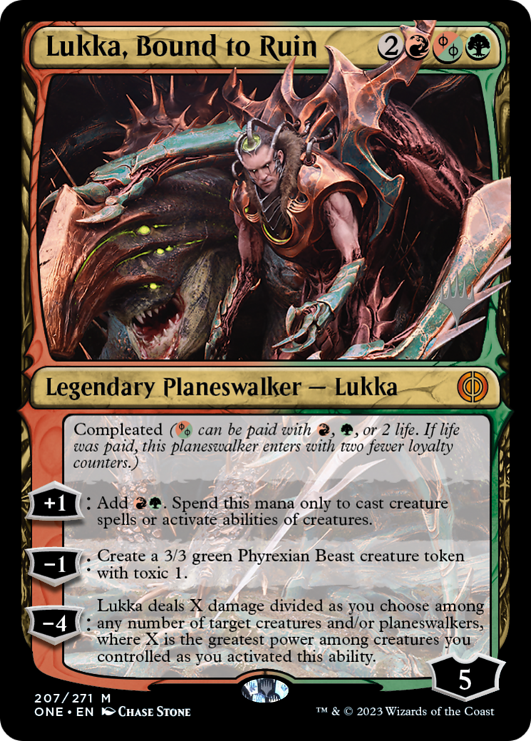 Lukka, Bound to Ruin (Promo Pack) [Phyrexia: All Will Be One Promos] - Magic: The Gathering - Card Brawlers | Quebec | Canada |