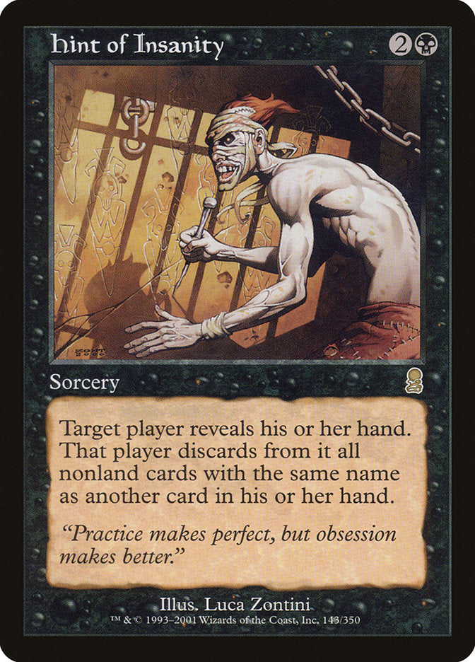 Hint of Insanity [Odyssey] - Magic: The Gathering - Card Brawlers | Quebec | Canada |