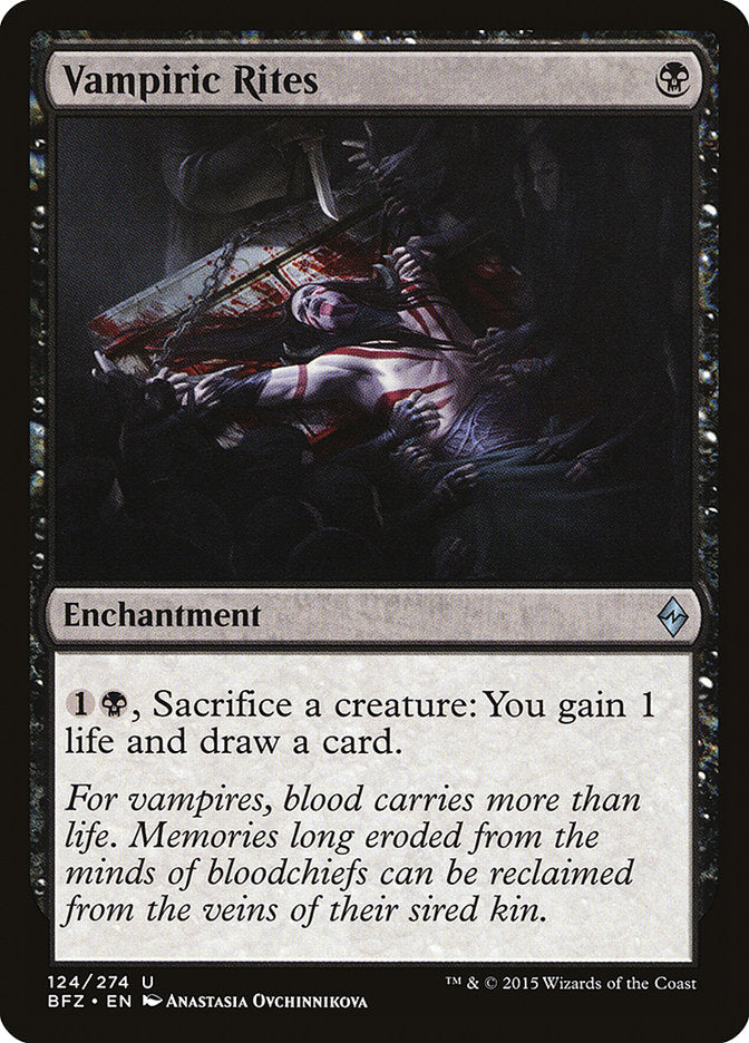 Vampiric Rites [Battle for Zendikar] - Magic: The Gathering - Card Brawlers | Quebec | Canada |