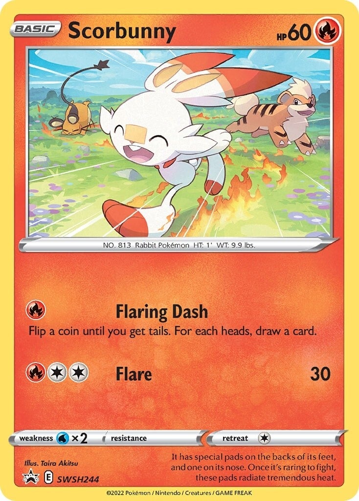 Scorbunny (SWSH244) [Sword & Shield: Black Star Promos] - Pokémon - Card Brawlers | Quebec | Canada |