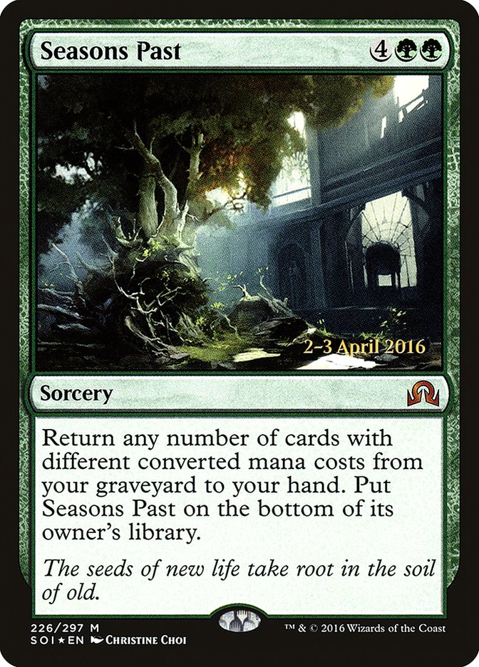 Seasons Past [Shadows over Innistrad Prerelease Promos] - Magic: The Gathering - Card Brawlers | Quebec | Canada |
