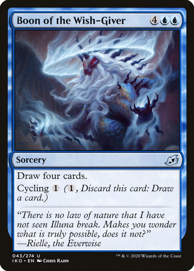 Boon of the Wish-Giver [Ikoria: Lair of Behemoths] - Magic: The Gathering - Card Brawlers | Quebec | Canada |