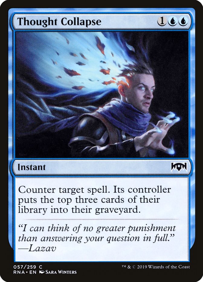 Thought Collapse [Ravnica Allegiance] - Magic: The Gathering - Card Brawlers | Quebec | Canada |