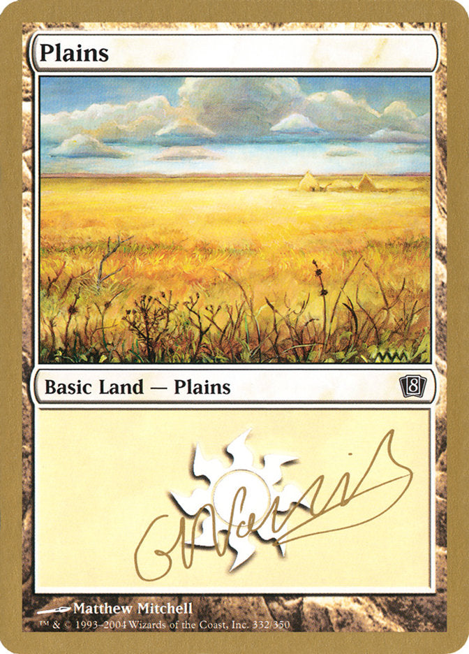 Plains (gn332) (Gabriel Nassif) [World Championship Decks 2004] - Magic: The Gathering - Card Brawlers | Quebec | Canada |