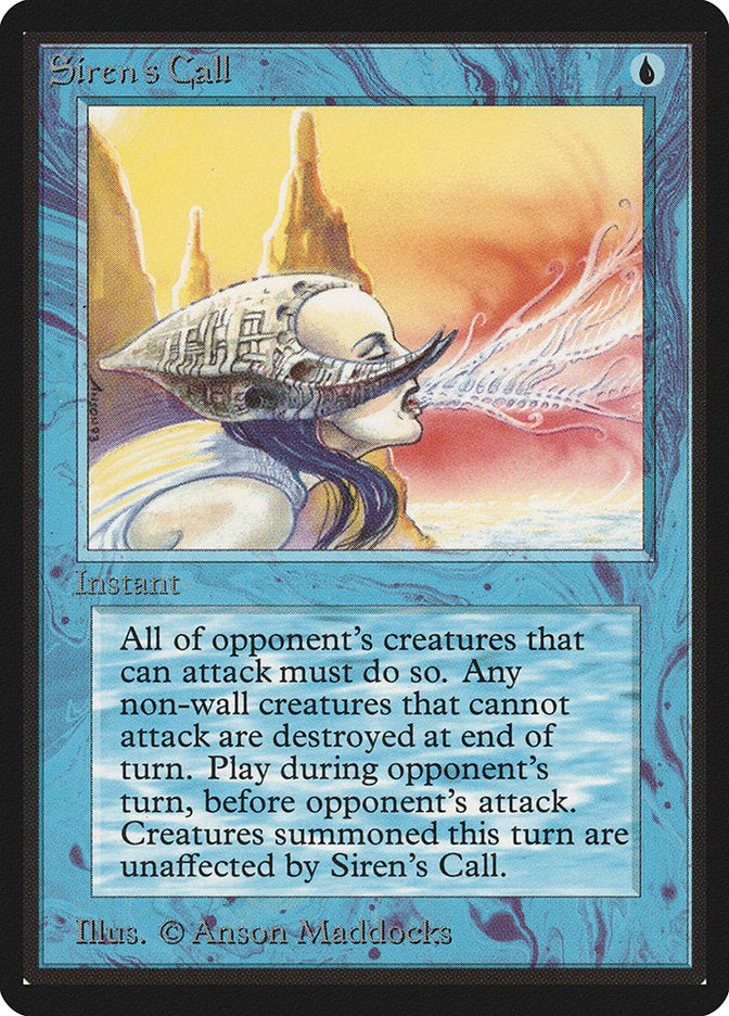 Siren's Call [Beta Edition] - Magic: The Gathering - Card Brawlers | Quebec | Canada |