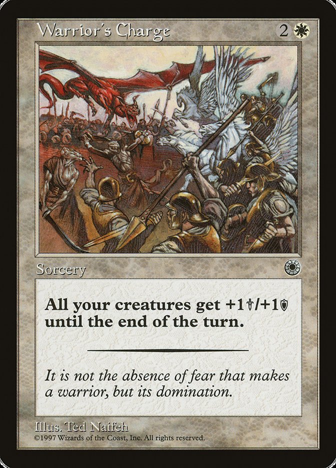 Warrior's Charge (With Flavor Text) [Portal] - Magic: The Gathering - Card Brawlers | Quebec | Canada |