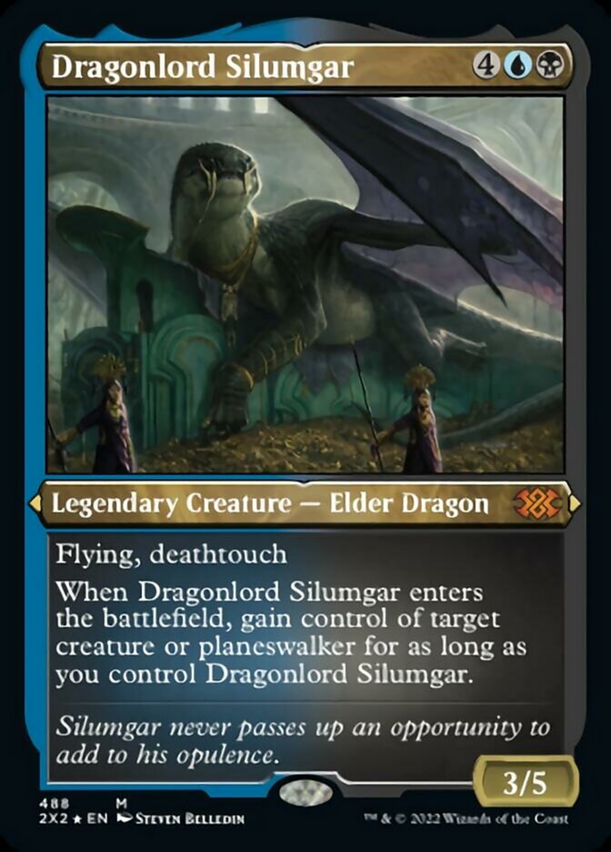 Dragonlord Silumgar (Foil Etched) [Double Masters 2022] - Magic: The Gathering - Card Brawlers | Quebec | Canada |