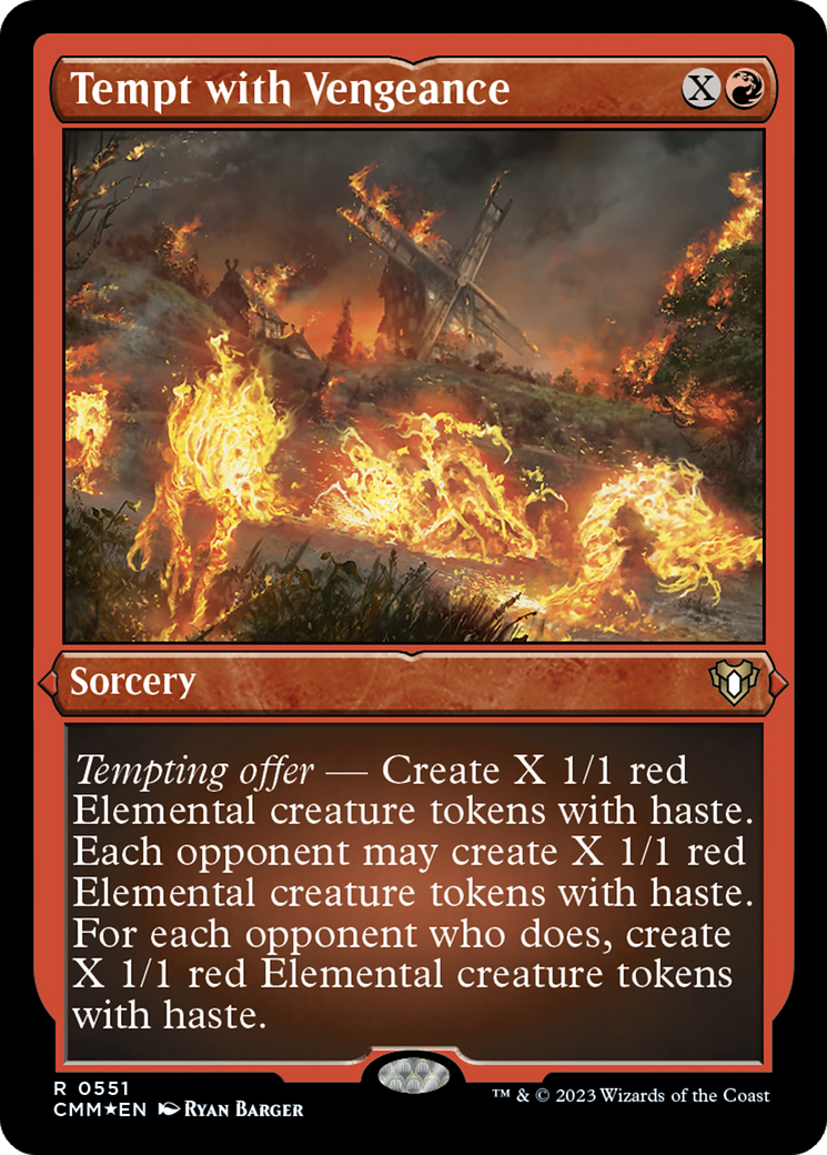 Tempt with Vengeance (Foil Etched) [Commander Masters] - Magic: The Gathering - Card Brawlers | Quebec | Canada |