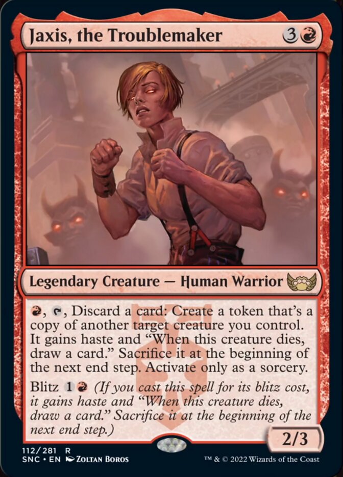 Jaxis, the Troublemaker [Streets of New Capenna] - Magic: The Gathering - Card Brawlers | Quebec | Canada |