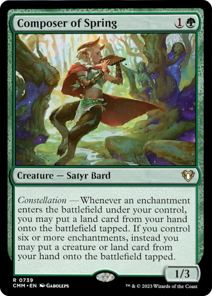 Composer of Spring [Commander Masters] - Magic: The Gathering - Card Brawlers | Quebec | Canada |