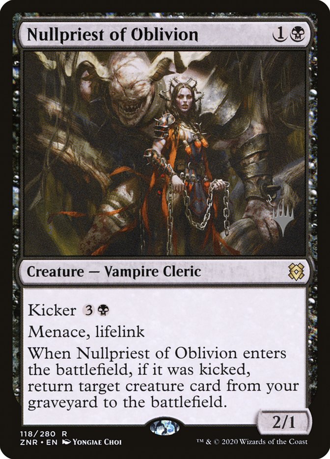 Nullpriest of Oblivion (Promo Pack) [Zendikar Rising Promos] - Magic: The Gathering - Card Brawlers | Quebec | Canada |