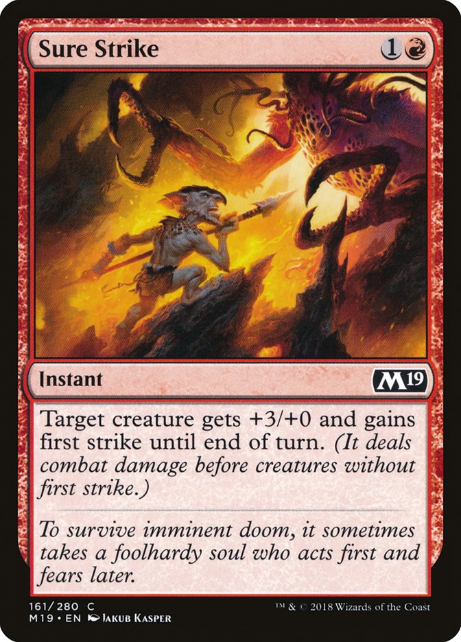Sure Strike [Core Set 2019] - Magic: The Gathering - Card Brawlers | Quebec | Canada |