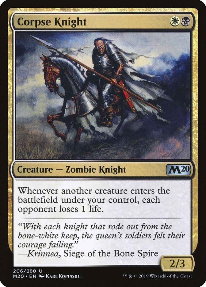 Corpse Knight (2/3) [Core Set 2020] - Magic: The Gathering - Card Brawlers | Quebec | Canada |