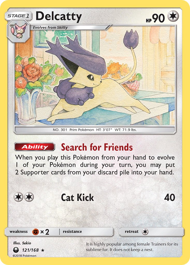 Delcatty (121/168) (Theme Deck Exclusive) [Sun & Moon: Celestial Storm] - Pokémon - Card Brawlers | Quebec | Canada |