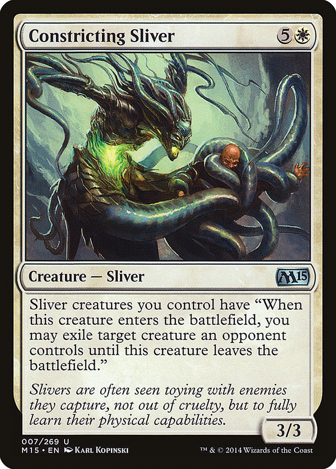 Constricting Sliver [Magic 2015] - Magic: The Gathering - Card Brawlers | Quebec | Canada |