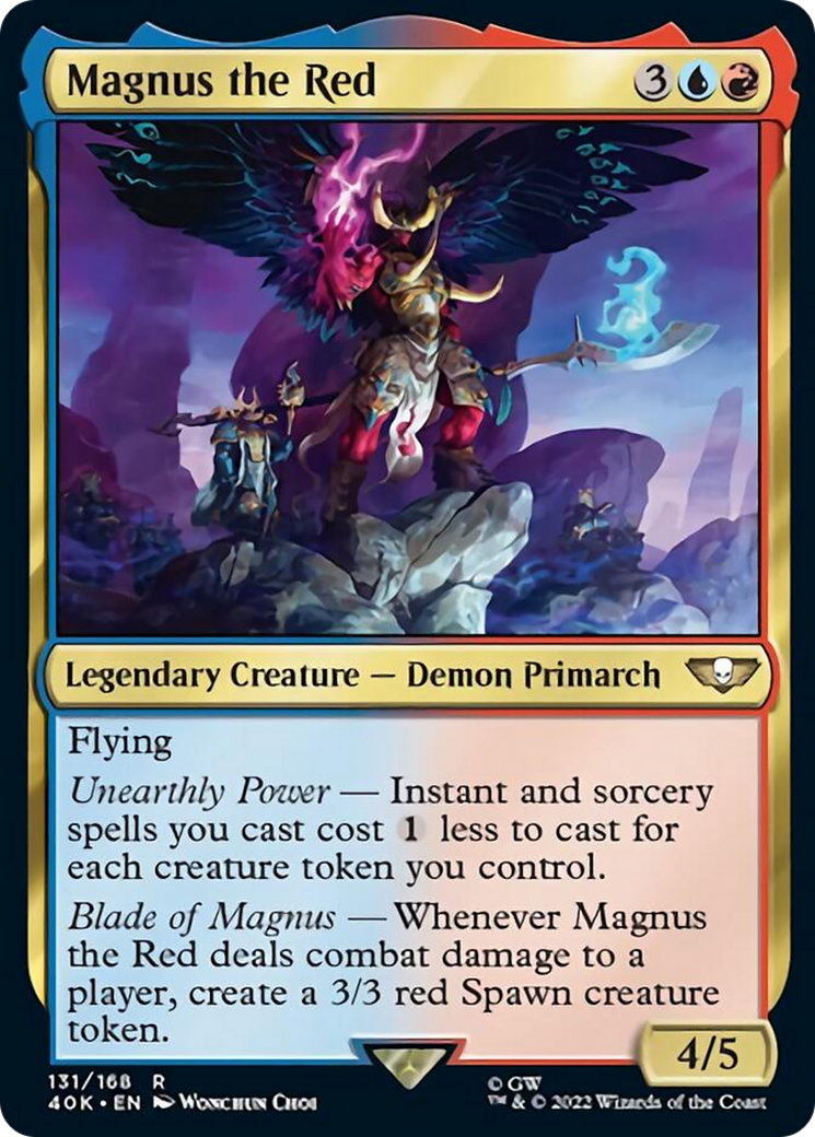Magnus the Red (Surge Foil) [Warhammer 40,000] - Magic: The Gathering - Card Brawlers | Quebec | Canada |