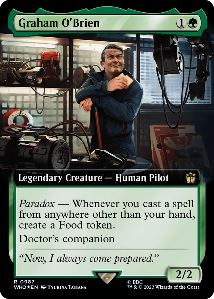 Graham O'Brien (Extended Art) (Surge Foil) [Doctor Who] - Magic: The Gathering - Card Brawlers | Quebec | Canada |