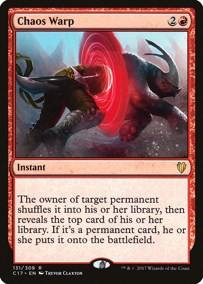 Chaos Warp [Commander 2017] - Magic: The Gathering - Card Brawlers | Quebec | Canada |
