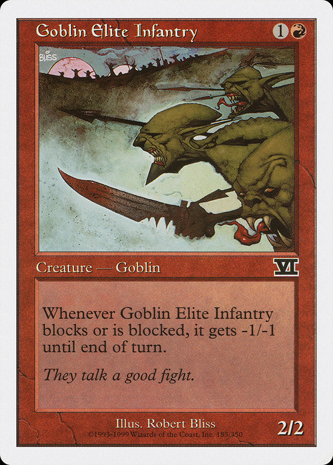 Goblin Elite Infantry [Classic Sixth Edition] - Magic: The Gathering - Card Brawlers | Quebec | Canada |