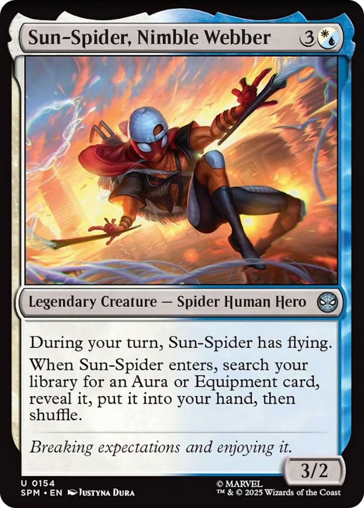 Sun-Spider, Nimble Webber [Marvel's Spider-Man] - Magic: The Gathering - Card Brawlers | Quebec | Canada |
