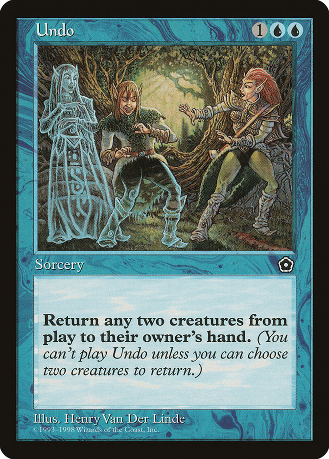 Undo [Portal Second Age] - Magic: The Gathering - Card Brawlers | Quebec | Canada |