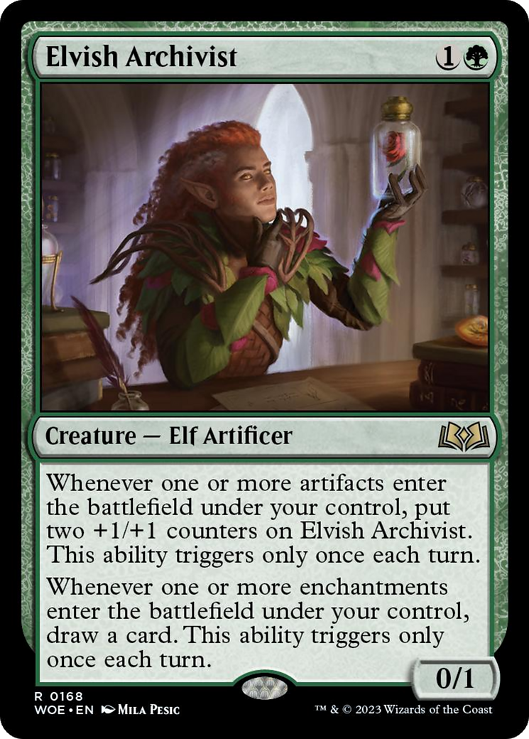 Elvish Archivist [Wilds of Eldraine] - Magic: The Gathering - Card Brawlers | Quebec | Canada |