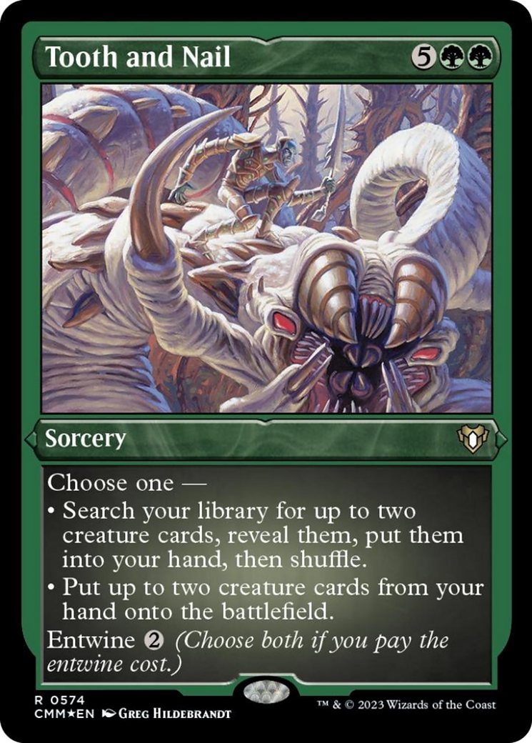 Tooth and Nail (Foil Etched) [Commander Masters] - Magic: The Gathering - Card Brawlers | Quebec | Canada |